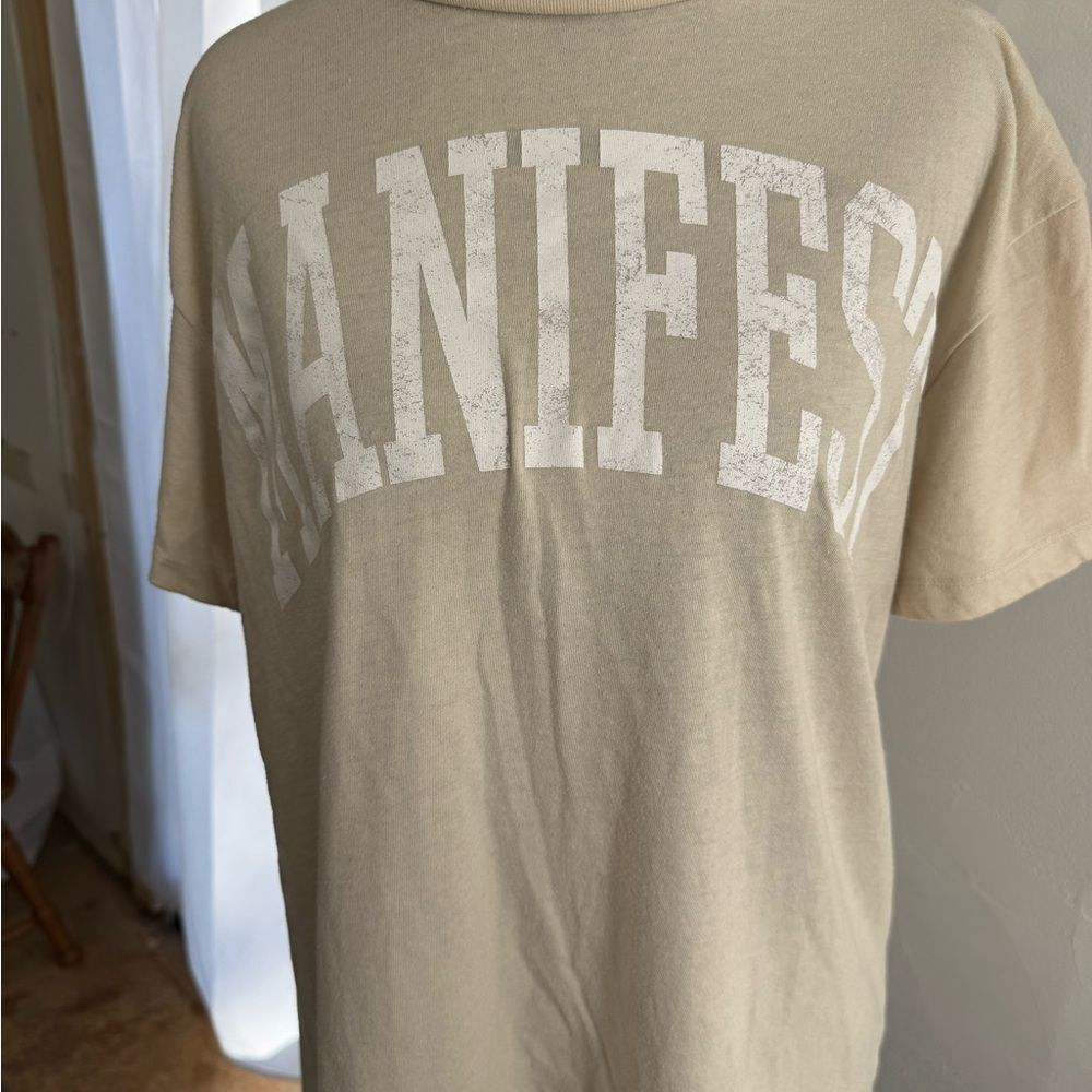 Grayson Threads Beige Manifest Tee